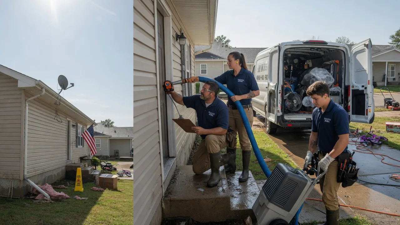 Ceiling Water Damage Restoration in Ceres, VA near me